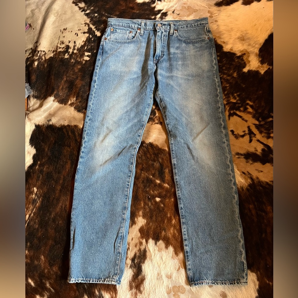 Levi’s 502 Premium Taper Fit Denim Blue Jeans - Men’s 32x32